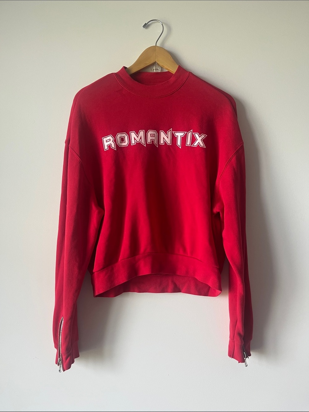 Zoe Karssen Red Romantix Women's Sweatshirt Size Small